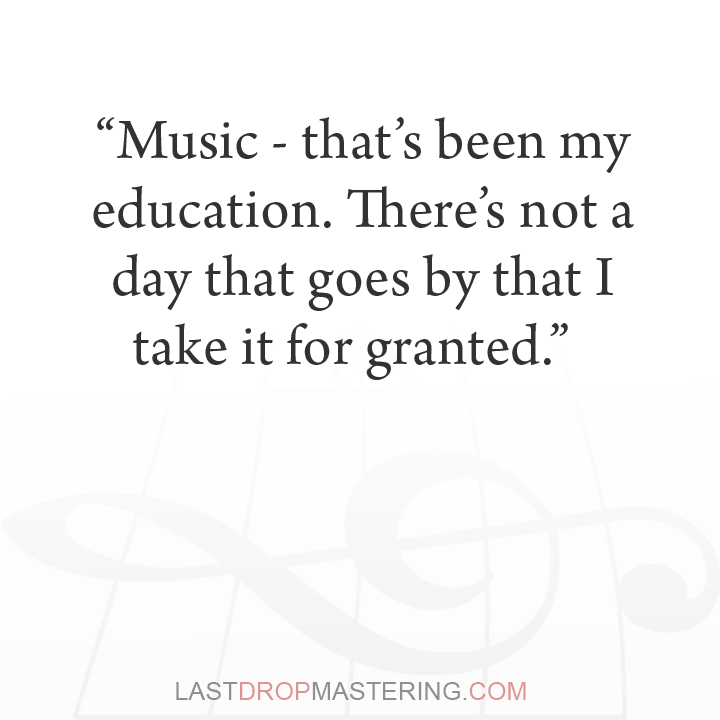 "Music - that's been my education. There's not a day that goes by that I take it for granted" - Billie Joe Armstrong Quote - Musician Memes & Lifestyle