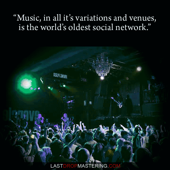 "Music, in all of its variations and venues, is the world's oldest social network" - Richard J. Alley Quote - Rock Star Memes 